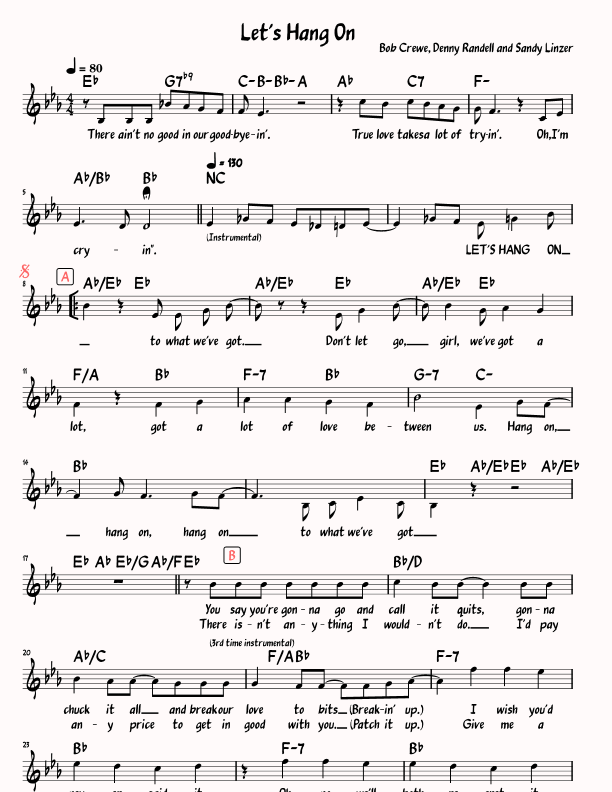 Sheet Music